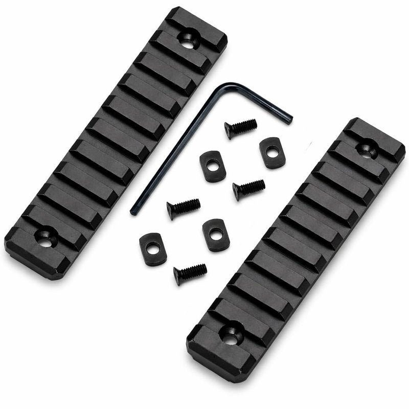 Gotical Multi Slots Mlok to Picatinny Rail Adapter | Set of 9 Slot Ar Picatinny Rail System
