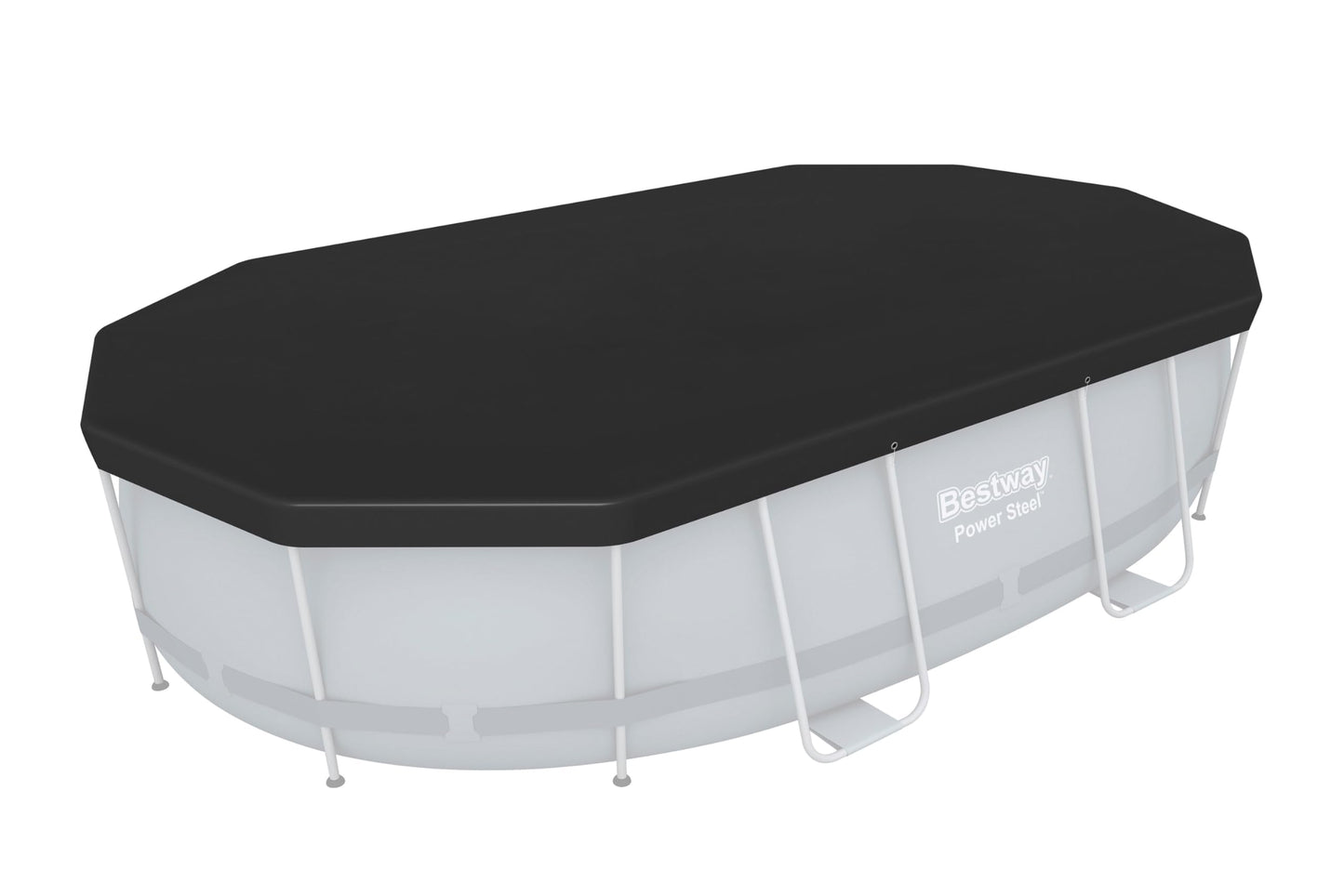 Bestway | Oval Pool Cover for Above Ground Pools, 4.27m x 2.50m, Black