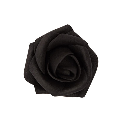 Bright Creations 100-Pack Black Artificial Flowers, Fake Foam Flowers for Halloween Decorations, DIY Crafts, Bouquets, and Black-Themed Parties (3 Inches)