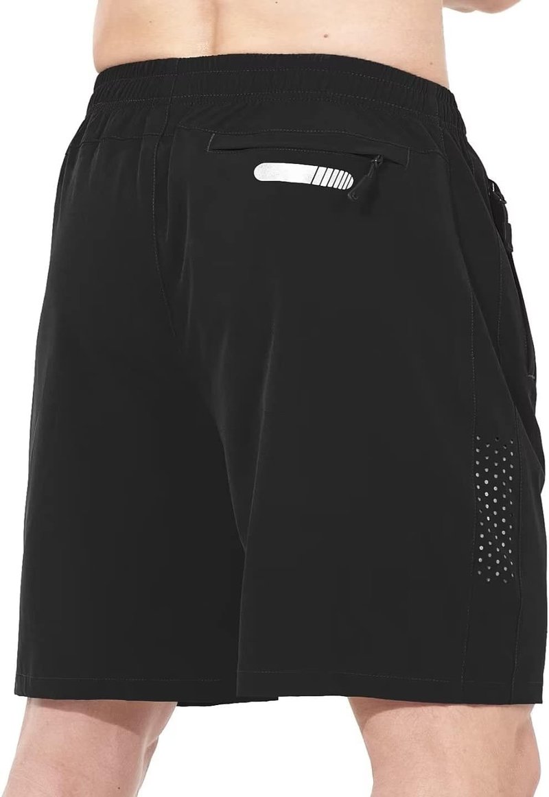 Men's Athletic Running Shorts - Quick Dry Lightweight Gym Workout | 7"/9"/5" | 3 Zipper Pockets for Basketball & Tennis