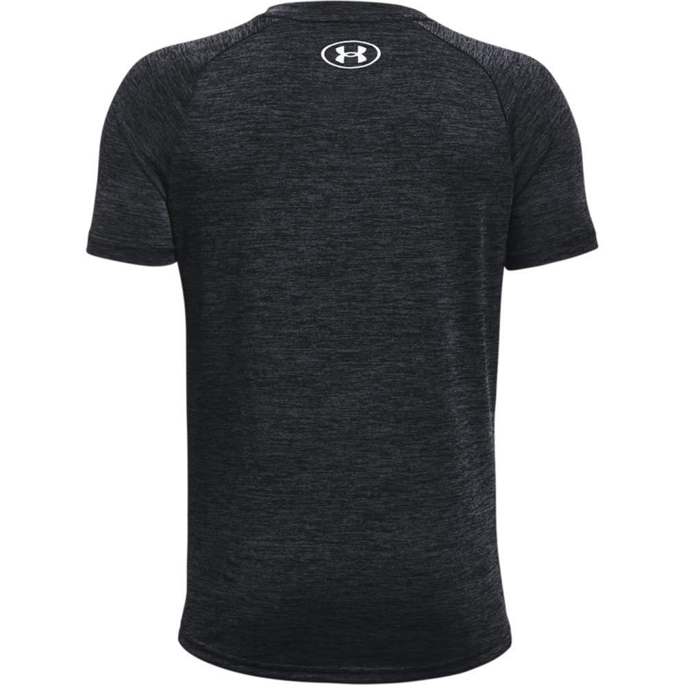 Under Armour Boys Tech 2.0 Short-Sleeve T-Shirt , Black (001)/White , Small