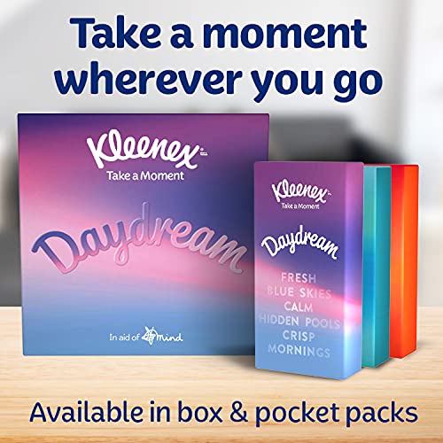 Kleenex® Take a Moment Collection Tissues - 12 Cube Tissue Boxes - in Aid of Mind - Contains 4 Different Designs