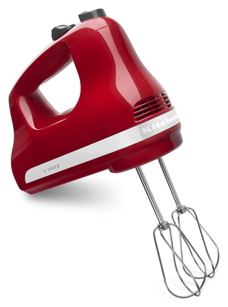 KitchenAid 5-Speed Ultra Power Hand Mixer - KHM512, Contour Silver