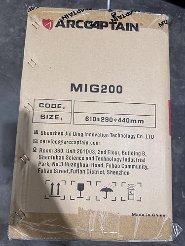 ARCCAPTAIN MIG Welder, 200Amp 6 in 1 Gas MIG/Gasless Flux Core MIG/Stick/Lift TIG/Spot welding/Spool Gun 110V/220V Aluminum Multi Process Welding Machine with LED Digital Display, Burn Back Adjustment