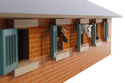 Van Manen 610544 Large wooden horse stable with 9 horse stalls