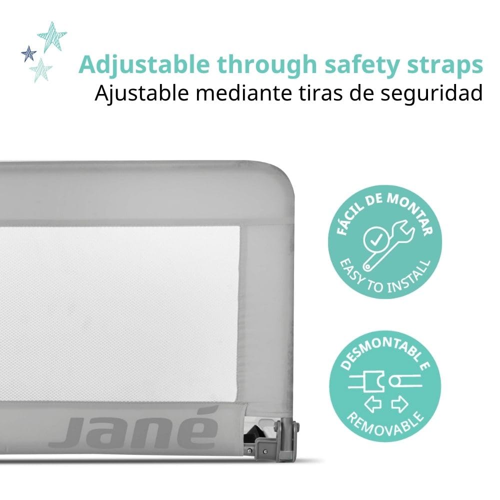 Jané Folding Bed Rail 90 cm Long Carry Bag Extra High Breathable