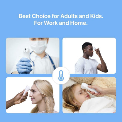 iHealth No-Touch Forehead Thermometer for Adults, Kids, Babies - FSA HSA Eligible, 3 Ultra-Sensitive Sensors, Quiet Vibration Feedback, Digital Large LED Digits, Easy to Use for Home & Nurses, PT3