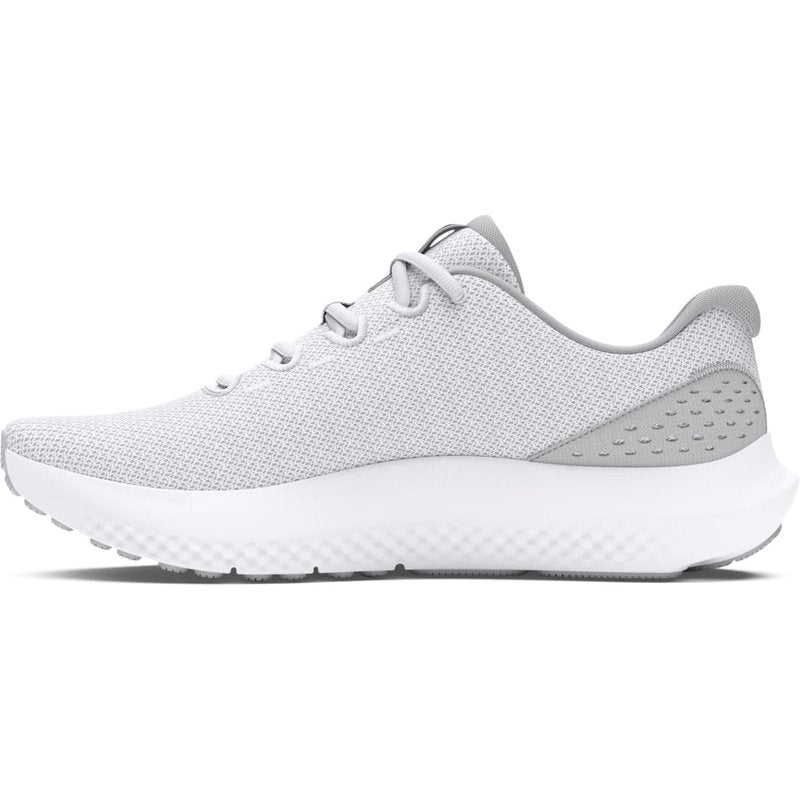 Under Armour Men's Charged Surge 4, (100) White/Halo Gray/Black, 11.5, US
