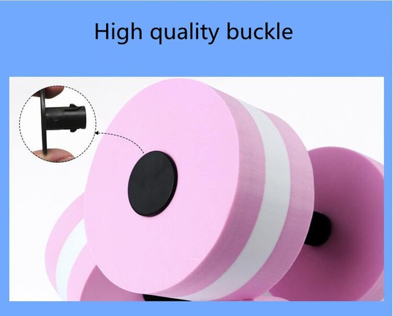Floating Dumbbells for Water Aerobics - Set of 2 | Pink, Red, Blue, Green