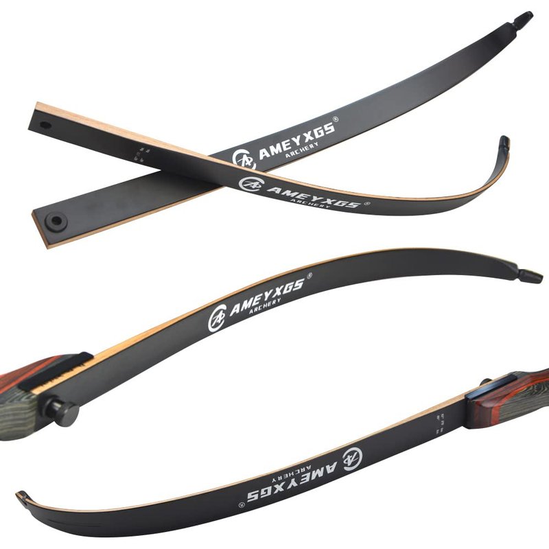 ZSHJGJR 62 Inch Takedown Recurve Bow and Arrow Set American Hunting Bow for Adults & Youth Beginner Traditional Wooden Bow Longbow 20-50lbs Right Handed for Archery Outdoor Hunting Shooting(30lbs)