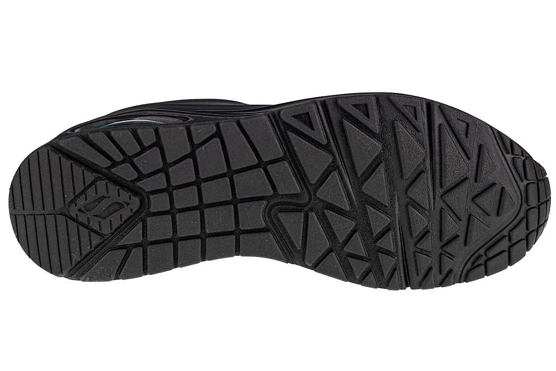 Skechers Women's Uno Stand on Air Sneaker, Black, 7 UK