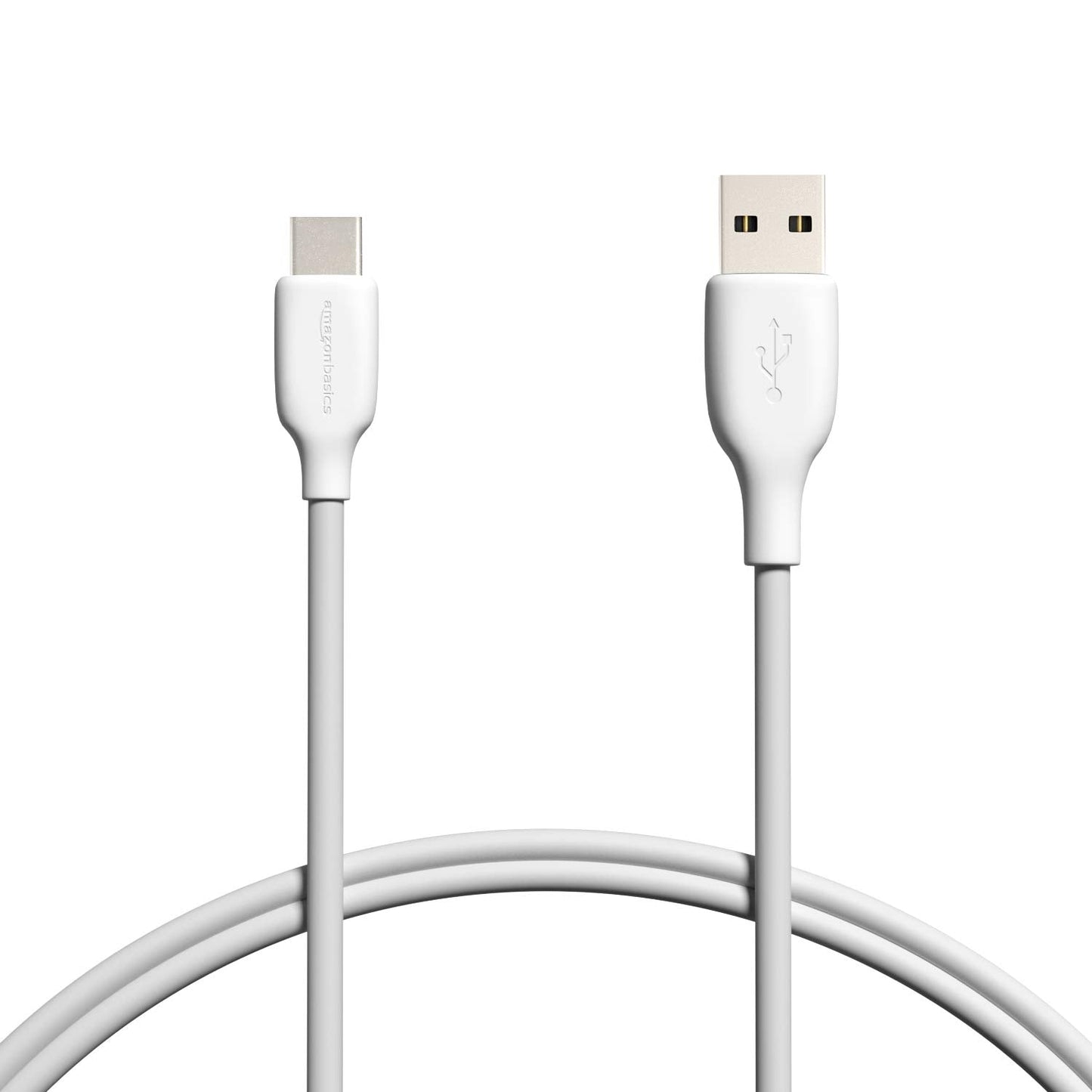 Amazon Basics USB-C to USB-A 2.0 Fast Charger Cable, 480Mbps Speed, USB-IF Certified, for Apple iPhone 16/15, iPad, Samsung Galaxy, Tablets, Laptops, 10 foot, Black