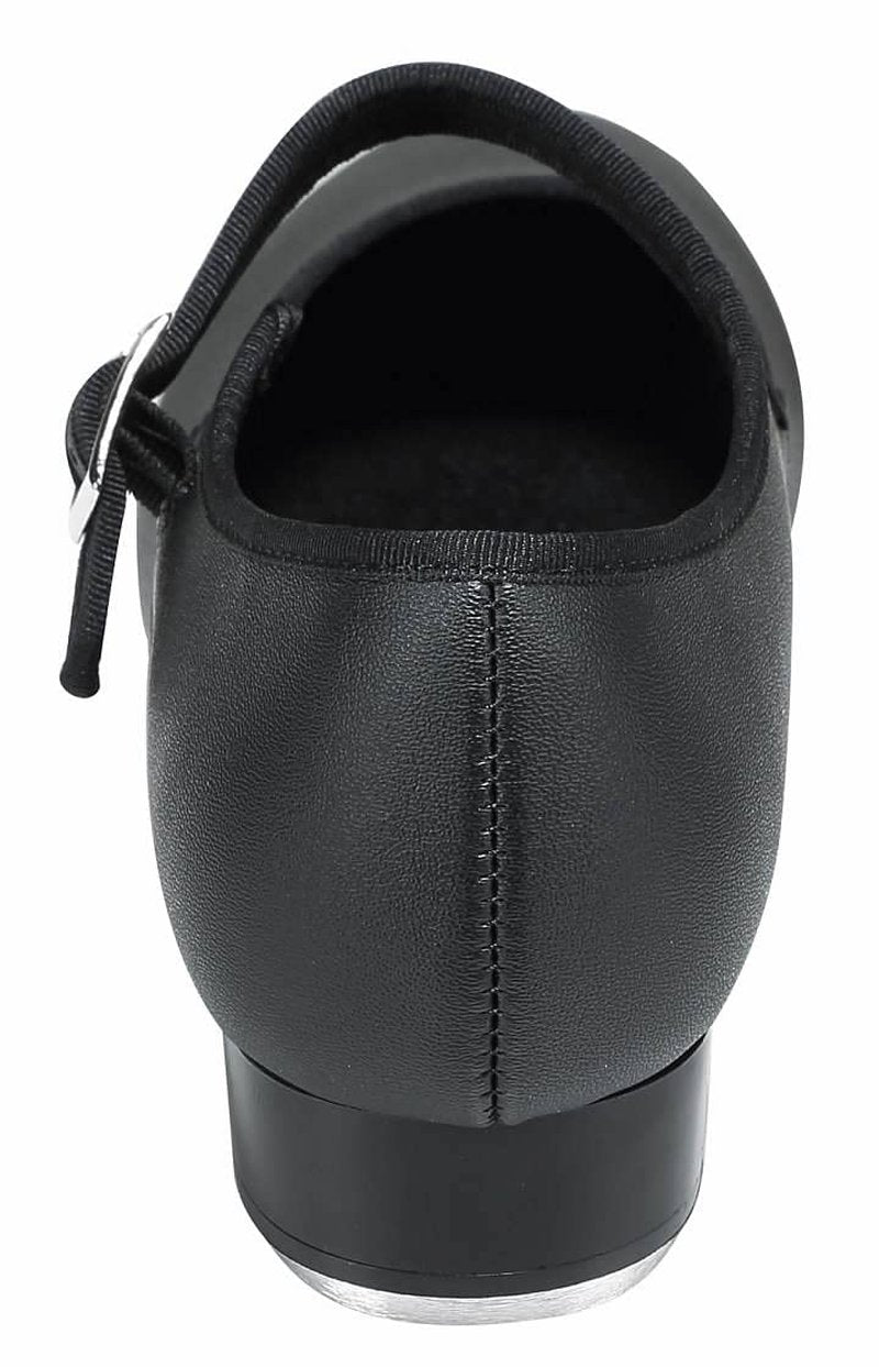 Linodes Unisex PU Leather Easy Strap Tap Shoe Dance Shoes for Women and Men's Dance Shoes-608-1-Black-4M