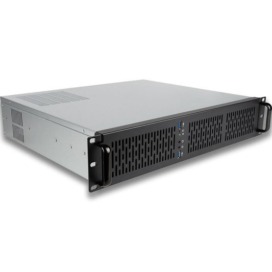Quiet Rackmount Computer (Intel 10-Core 3.2-4.9GHz Ultra 7 265 CPU, 32GB DDR5 RAM, 2TB SSD, W11 Pro) - 2U Rack Mount Server or Workstation Desktop PC for Home or Business