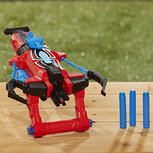 Marvel Spider-Man Spider Strike ‘N Splash Blaster, Super Hero Toys for Kids, Ages 5 and Up, Nerf Blaster for Kids, Water Blast Feature