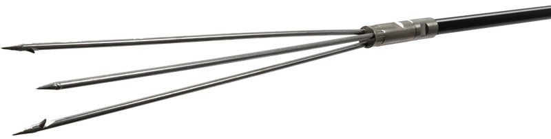 Cressi FG2 Pole Spear, Black, Fiberglass