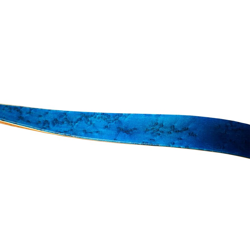 AF Archery Tatar Recurve Bow, 54" Traditional Laminated Horse Bow for Mounted Archery and Precision Shooting Longbow Left Right Hand (Blue Birds Eye, 30lbs)