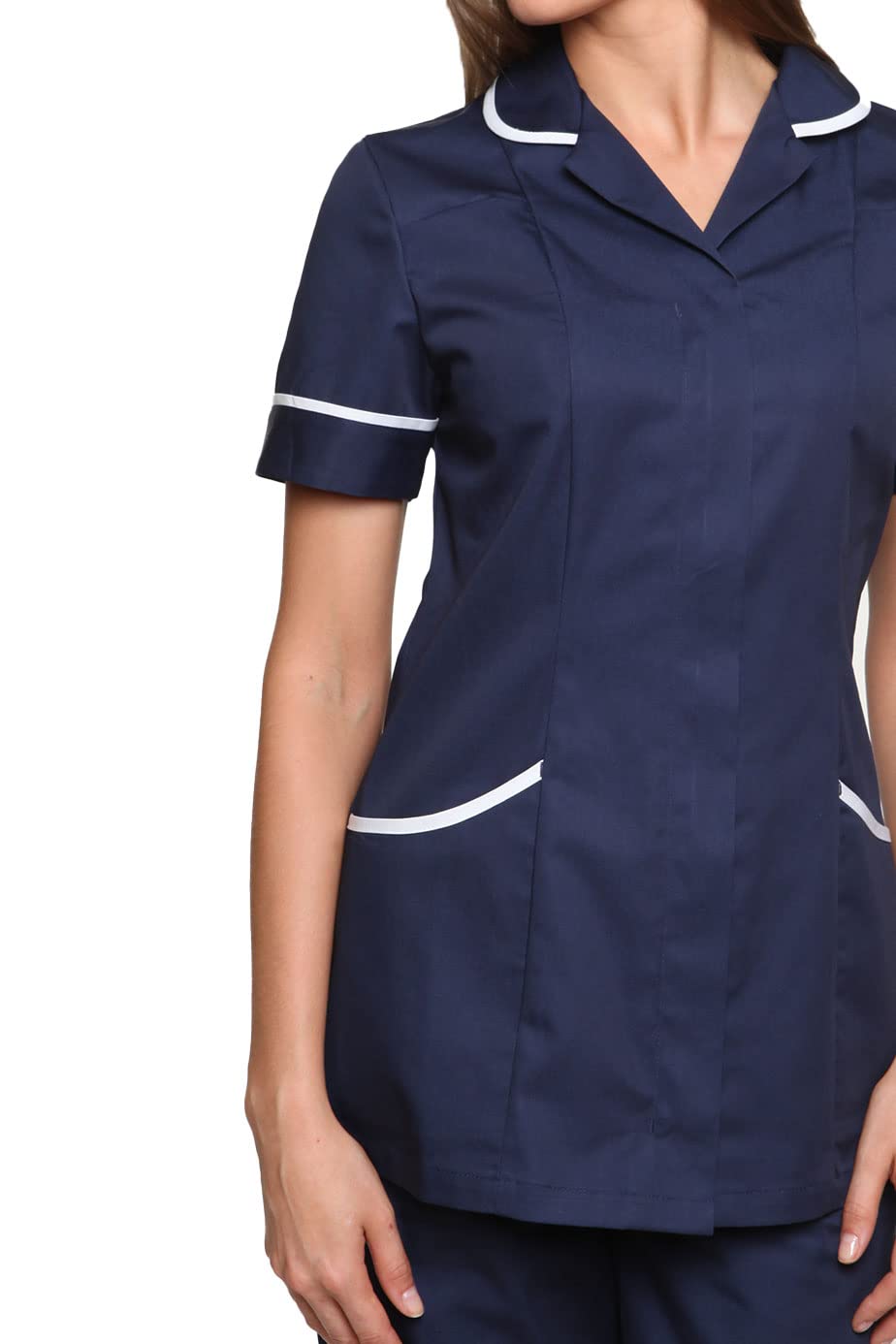 Mirabella Health & Beauty Women's Nightingale Healthcare Tunic Uniform Navy-White 16 UK