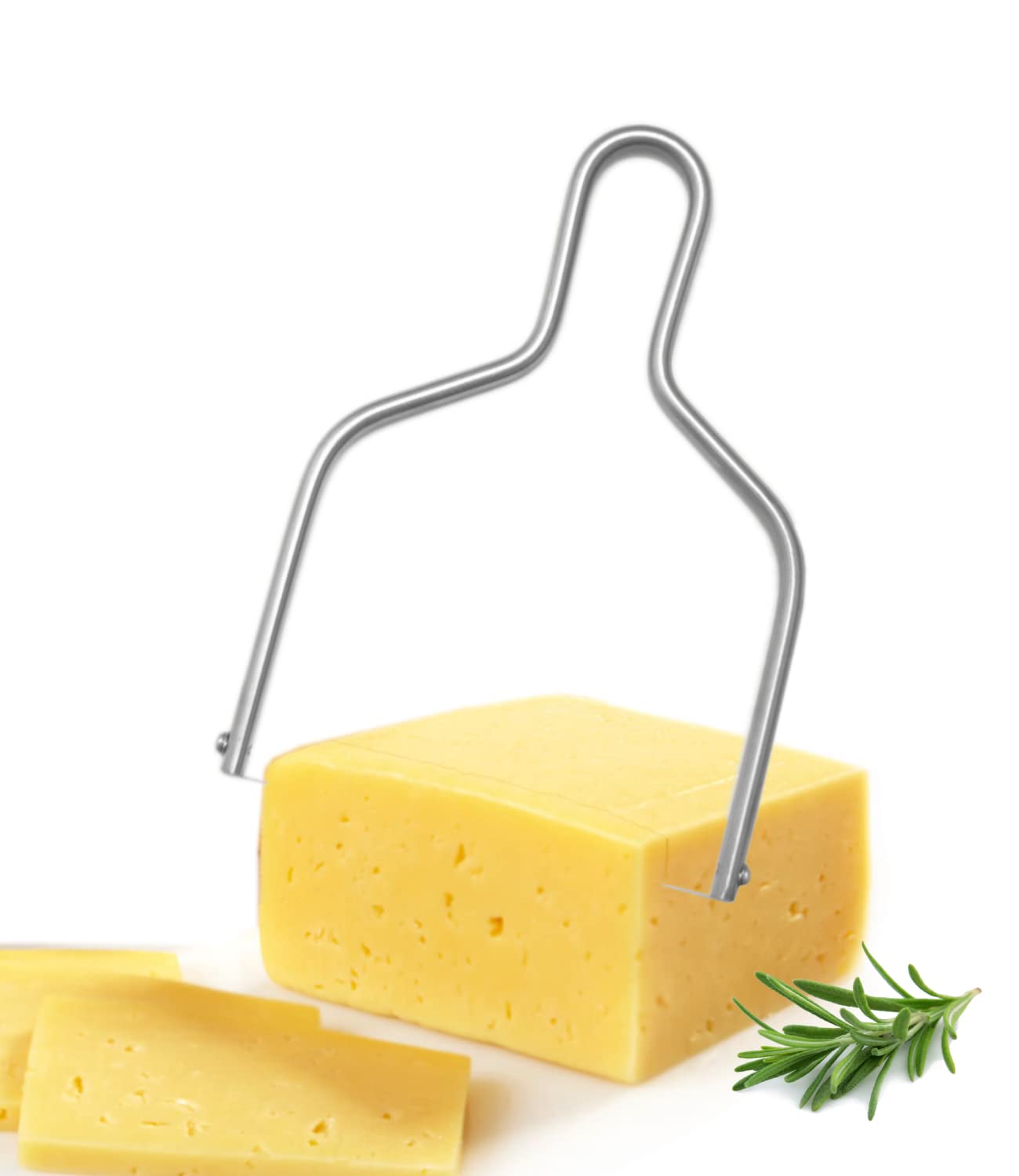 Cheese Slicer & Cheese Cutter Stainless Steel Cheese Slicers with Wire | Cheese Cutter Wire & Butter Slicer