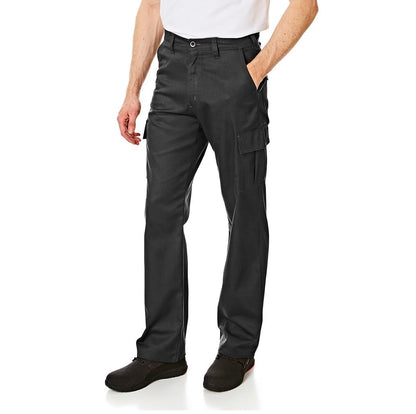 Lee Cooper Men's Classic Multi Pocket Cargo Work Trouser Easy care Safety Pant, Black, 34W / 33L