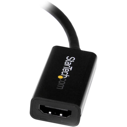 StarTech.com MDP2HD4KS Mini DisplayPort to HDMI 4K Audio / Video Converter – mDP 1.2 to HDMI Active Adapter for UltraBook / Laptop – 4K @ 30 Hz - Black