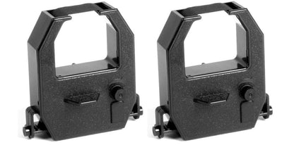 (2 pack) Replacement Ribbon Fits Amano PIX And TCX Time Recorders, Black Ink, Fits All Models Including PIX 10/15/20/21/25/35/28/55/75/95/200/3000/4000 And TCX 11/21/22/35/45/85/88/90