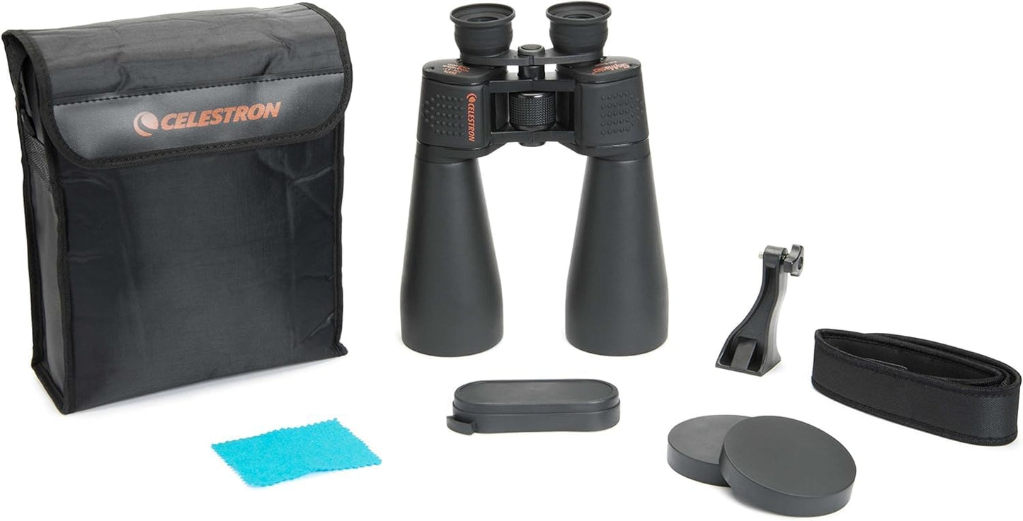 Celestron SkyMaster 25x70 Binoculars – Powerful Binoculars for Detailed Long-Distance Viewing and Binocular Astronomy – Multi-Coated Optics – Tripod Adapter & Carrying Case