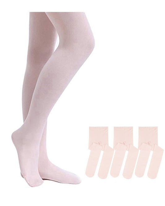 Stelle Girls' Ultra Soft Pro Dance Tight/Ballet Footed Tight(Toddler/Little Kid/Big Kid),3BP,XS