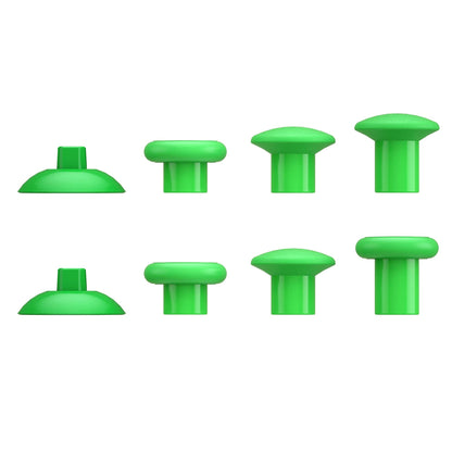 eXtremeRate ThumbsGear Interchangeable Ergonomic Thumbstick for PS5 Controller, for PS4 All Model Controller - 3 Height Domed and Concave Grips Adjustable Joystick - Green