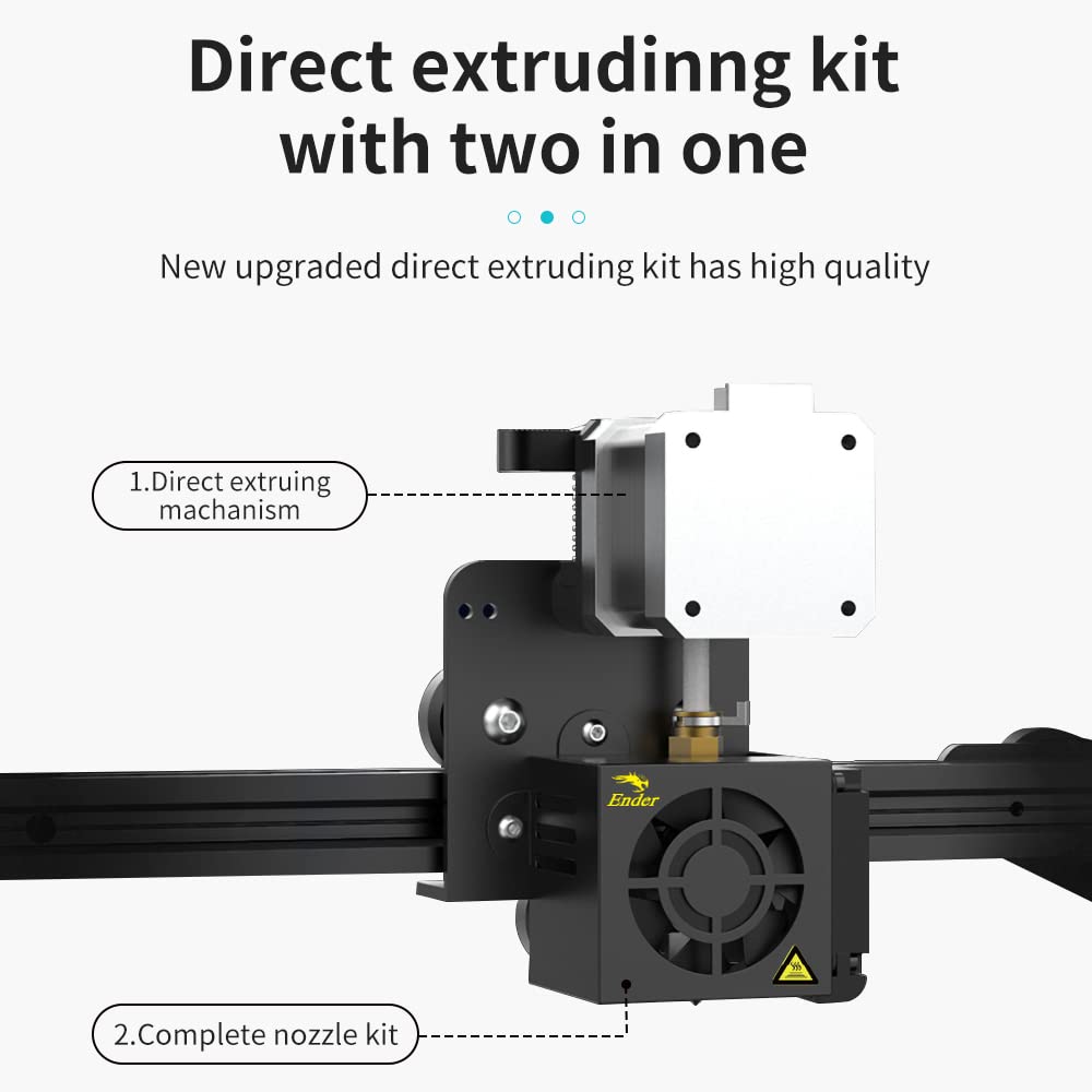 Creality Official Direct Drive Extruder Upgrade Kit for Ender-3, Ender 3 Pro, Ender 3 V2 3D Printer