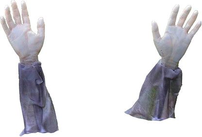 Forum Novelties Zombie Hands and Arm Lawn Stakes, 2-Pieces