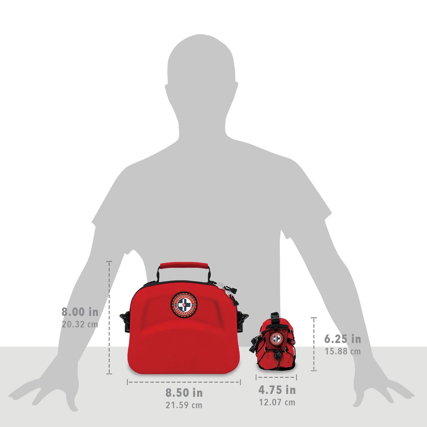 Be Smart Get Prepared 398pc Emergency First Aid Kit + BONUS Mini Kit included - Ideal for Office, Home, Car, School, Emergency, Survival, Camping, Hunting, Boating and Sports, FSA HSA eligible.