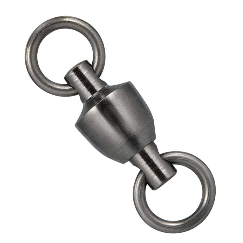 Dr.Fish 50 Pack Ball Bearing Fishing Swivels, Swivels Fishing Tackle Saltwater, Freshwater Stainless Heavy Duty Lure Leader Line Connector #6