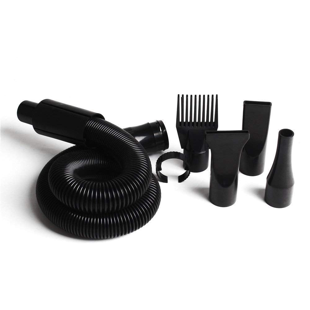 Gravitis 2800W Professional Pet Dryer - Quiet and Powerful Dog Grooming Tool with Adjustable Temperature, Multiple Nozzles, and Long Hose for Efficient Styling and Drying