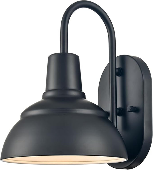 Moose Outdoor Porch Light Fixture Gooseneck Barn Light Outdoor Black Patio Light Exterior for Garage Porch