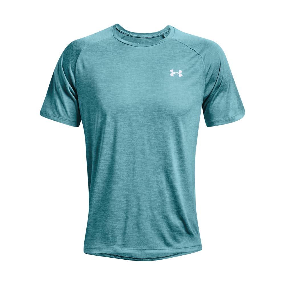 Under Armour Men's Tech 2.0 Short-Sleeve T-Shirt, Cloudless Sky (404)/White, 5X-Large