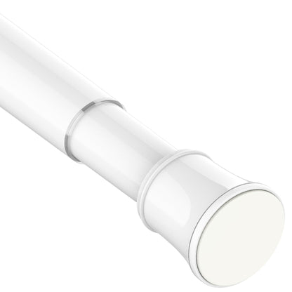 Extendable Curtain Pole Telescopic Spring Tension Rod Heavy Duty Room Divider No Drilling Curtain Rod Adjustable Pole for Wardrobe Window,Shower,Bedroom,Doorway