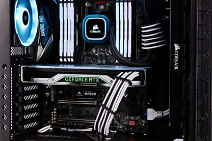 Corsair CP-8920217 Premium Individually Sleeved PSU Cables Starter Kit – Black, 2 Year Warranty, White