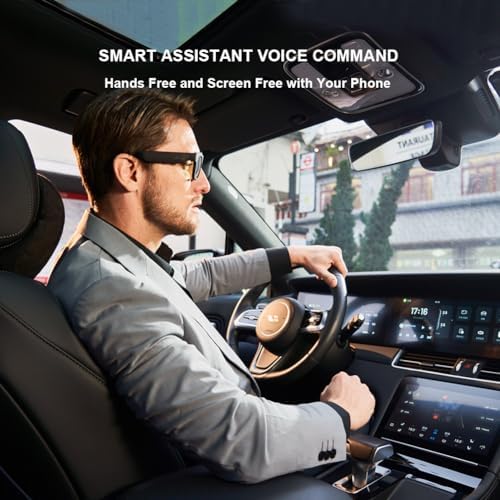 OhO Smart Glasses with Full HD Camera & Open Ear Bluetooth Speaker Headphone,Built in Memory,for Men Women