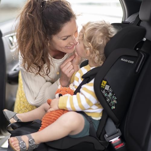 Maxi-Cosi Nomad Plus, Foldable Car Seat, 15 Months – 4 Years, 76 - 105cm , Portable Travel Car Seat, Ultra-Compact & Lightweight, Side Impact Protection, Fits any Car, Travel Bag, Authentic Black
