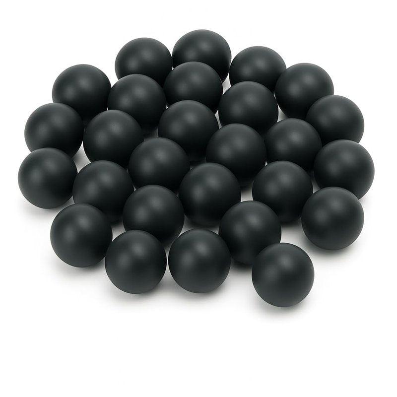 50 x Hard Nylon Balls in 50 Caliber Paintballs Solid Balls Precision Training Ammo for Paintball, RAM & Self Defense Pistols – Durable Reusable Projectiles