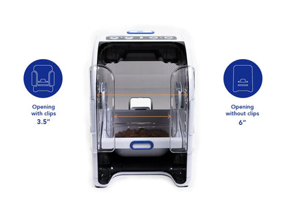 Closer Pets MiBowl Automatic Selective Microchip Smart Pet Feeder (CP500) - BPA and BHT Free Bowl with Enclosed Back for Small to Medium Cats and Small Dogs, White