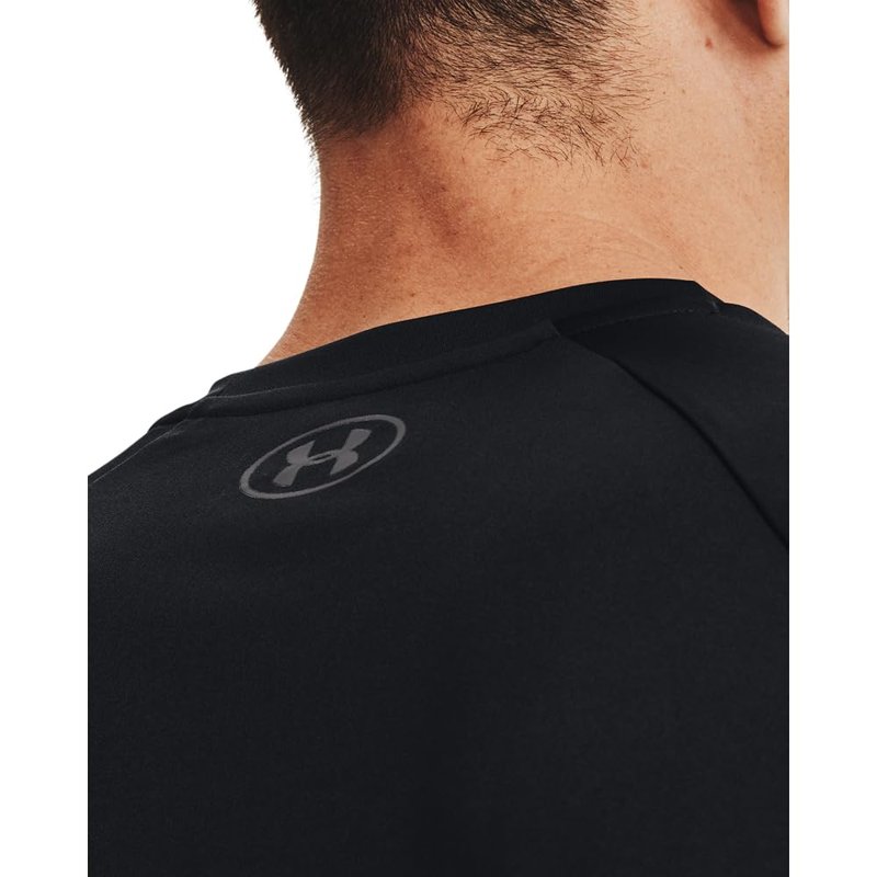 Under Armour Men's Velocity 2.0 Short Sleeve T Shirt, (001) Black / / Pitch Gray, X-Large