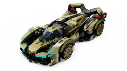 LEGO Speed Champions Lamborghini Lambo V12 Vision GT Super Car Toy for 10 Plus Year Old Boys & Girls, Buildable Vehicle Model Set, Kids' Bedroom Decoration, Birthday Gift Idea 76923
