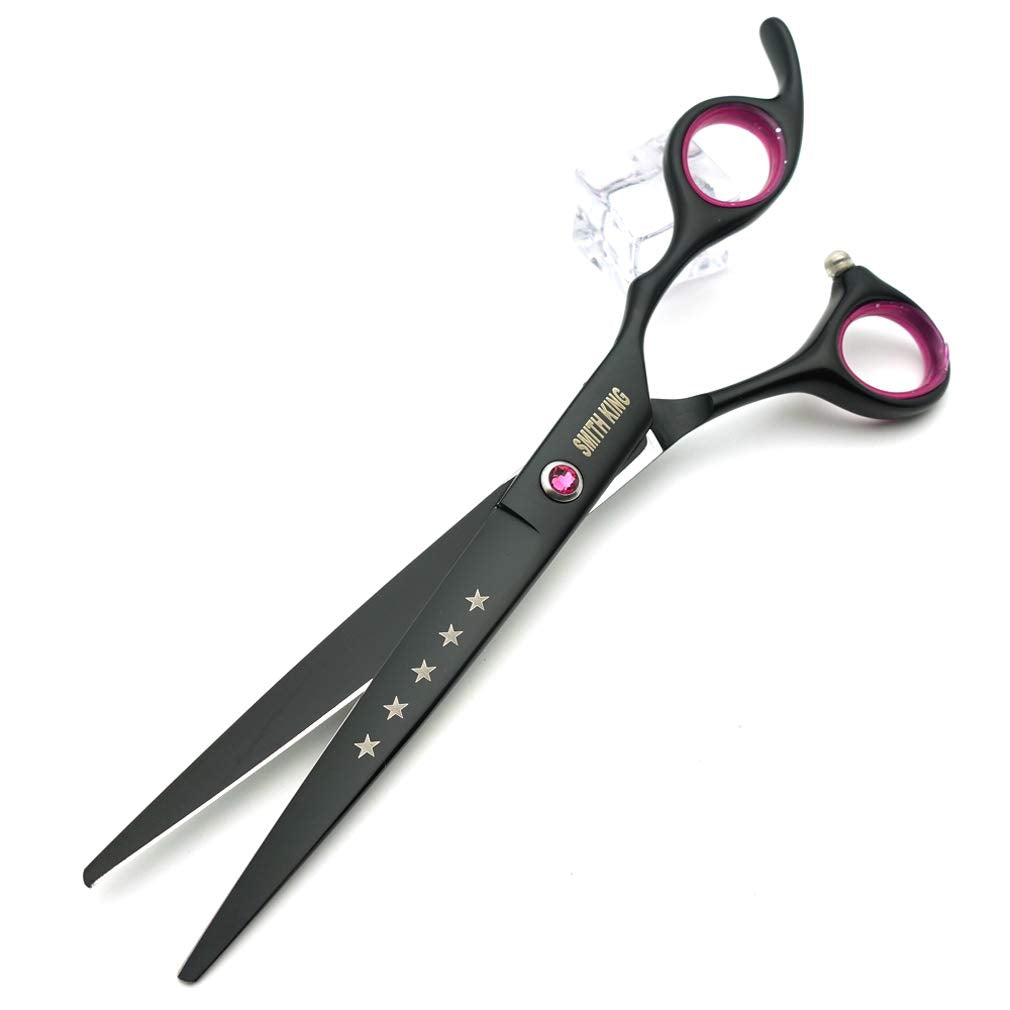 7.0 inches Professional Dog Grooming Scissors Set Straight & thinning & Curved & chunkers with Comb in 1 Set