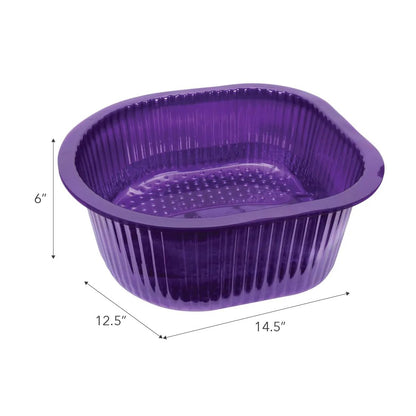 ForPro Professional Collection Universal Pedi Bath Liners - 50% THICKER - Fit Footsie Bath, Disposable Pedicure Foot Tub Liners for Foot Spa Basins & Foot Bath Soaks, Clear, 100-Count