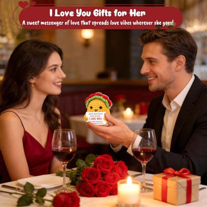 Valentines Day Wife Gifts for Her Him Anniversary I Love You Gifts for Women Men Girlfriend Husband Boyfriend Birthday Gift, Funny Valentines Card Christmas Easter Couples Romatic Gift for Fiance