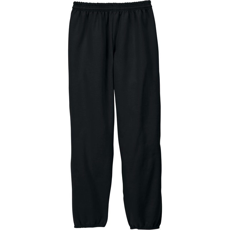Hanes Men's EcoSmart Non-Pocket Sweatpant, Black, Large