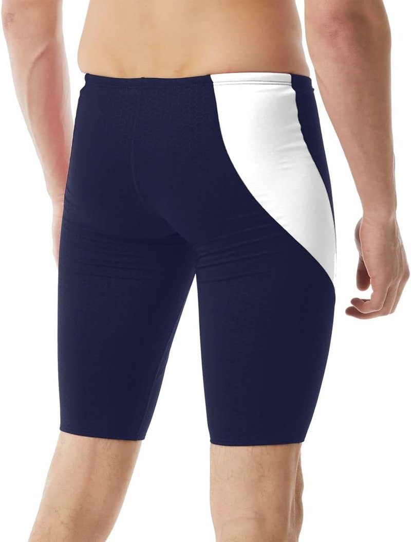 Men's Hexa Curve Splice Jammer Swimsuit - Performance Swimwear for Competitive Athletes