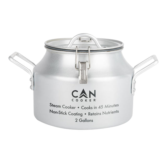 CanCooker Junior - Premium Portable Camping Cookware with Non-Stick Coating | 2 Gallon Outdoor Steam Cooker for Camping, Hunting, Fishing & Backyard BBQ - 2 Pack